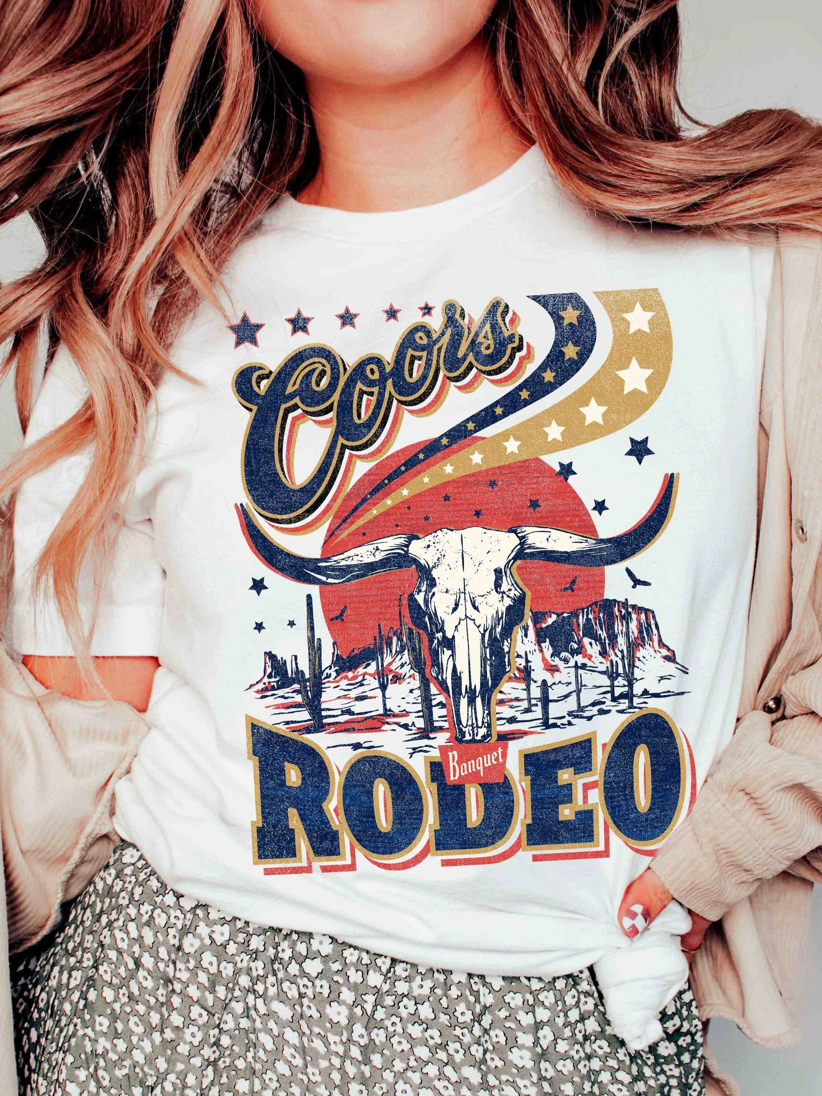 27 Coors Rodeo Stars Graphic Top