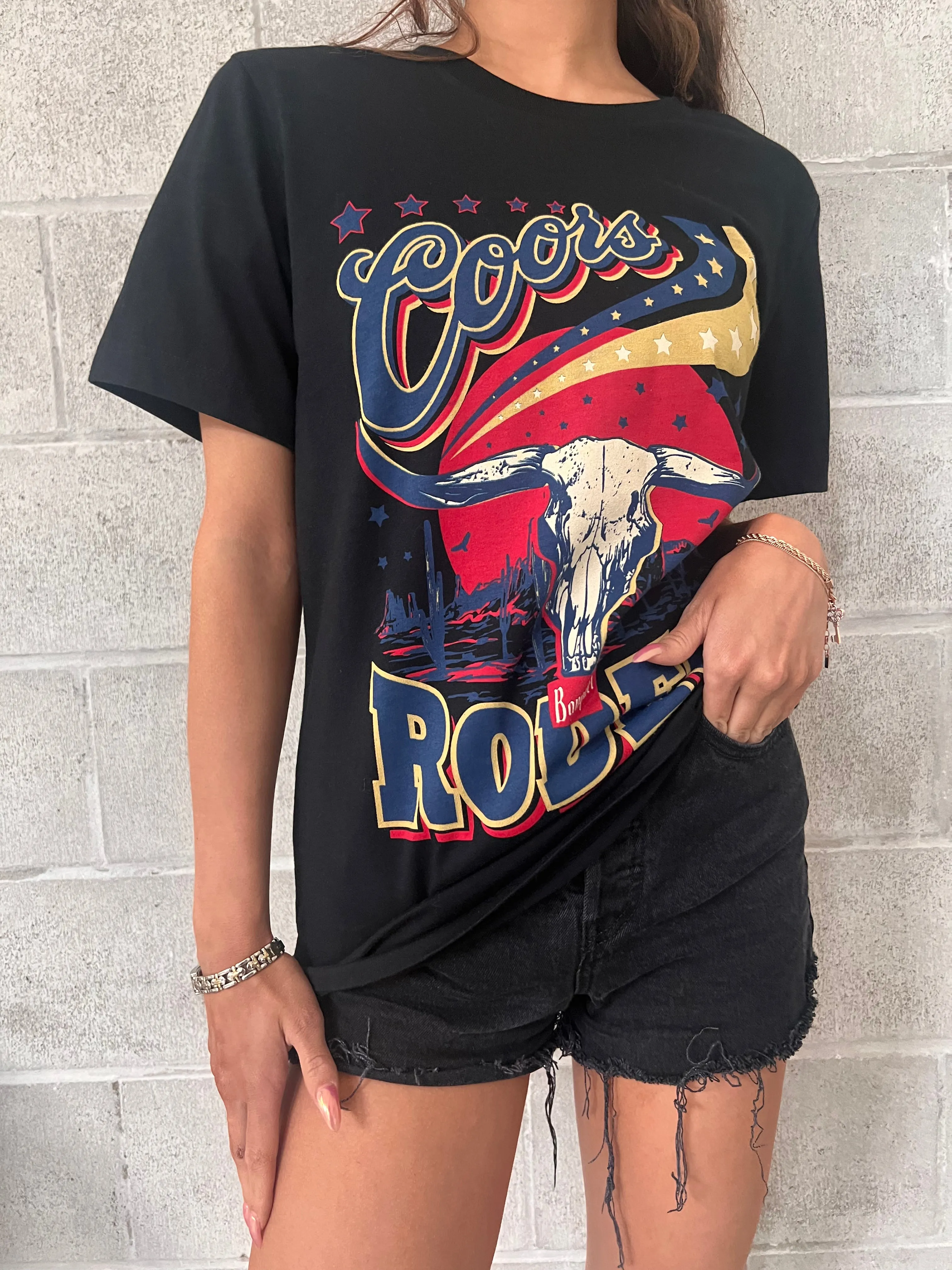 27 Coors Rodeo Stars Graphic Top