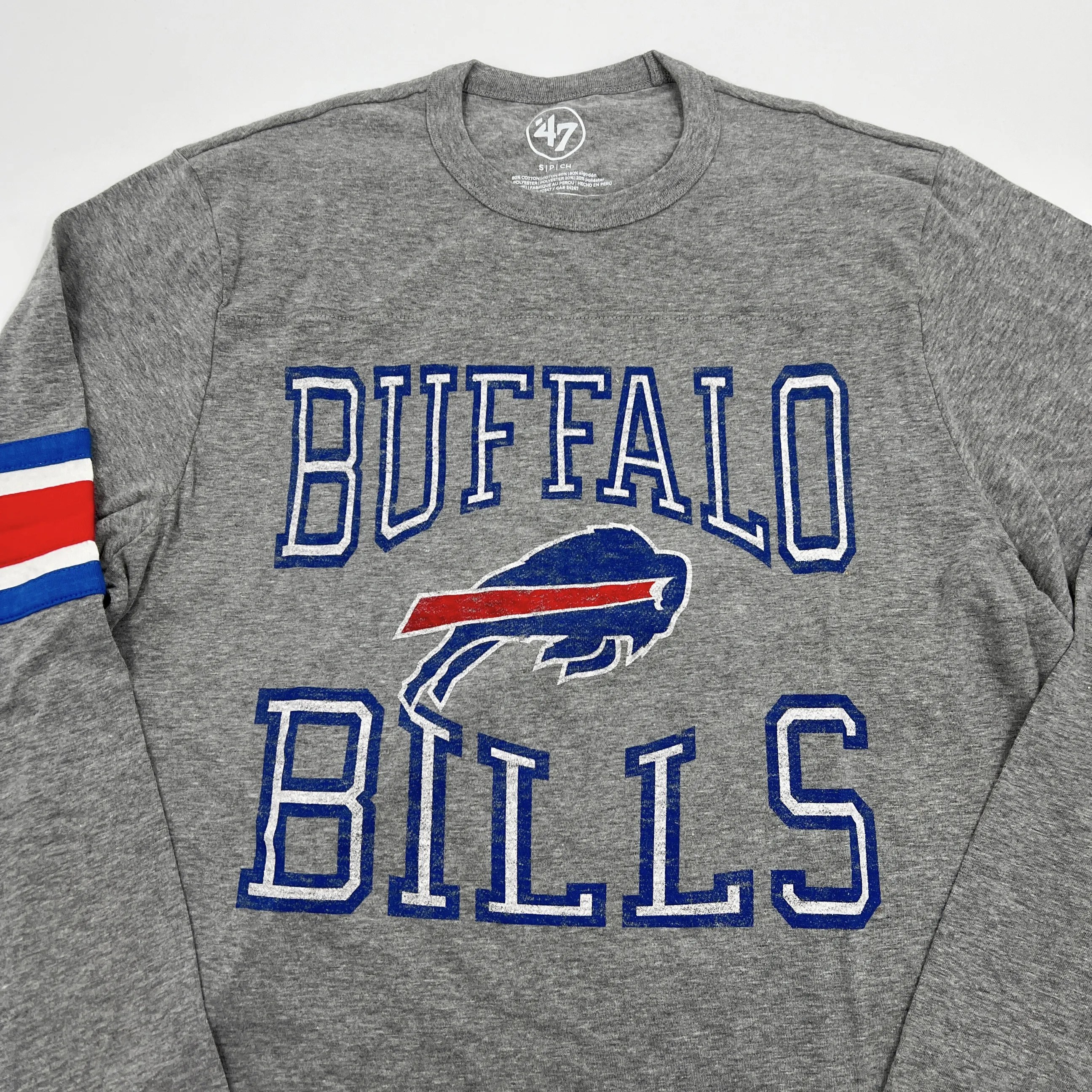 '47 Brand Buffalo Bills Slate Gray Long Sleeve Shirt