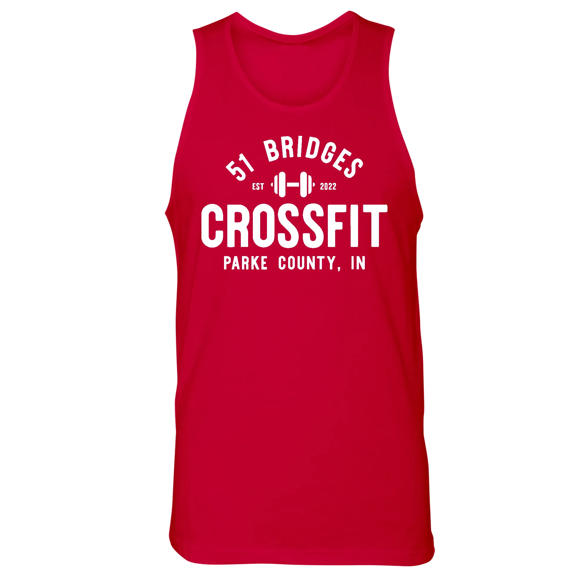 51 Bridges CrossFit Stacked Mens - Tank Top