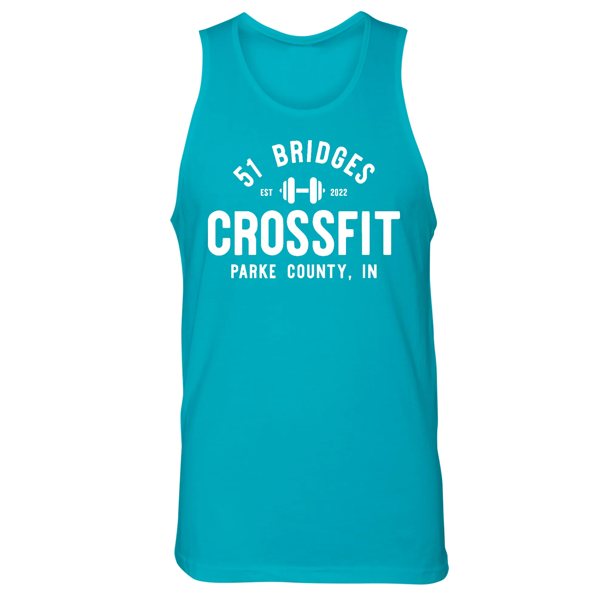 51 Bridges CrossFit Stacked Mens - Tank Top