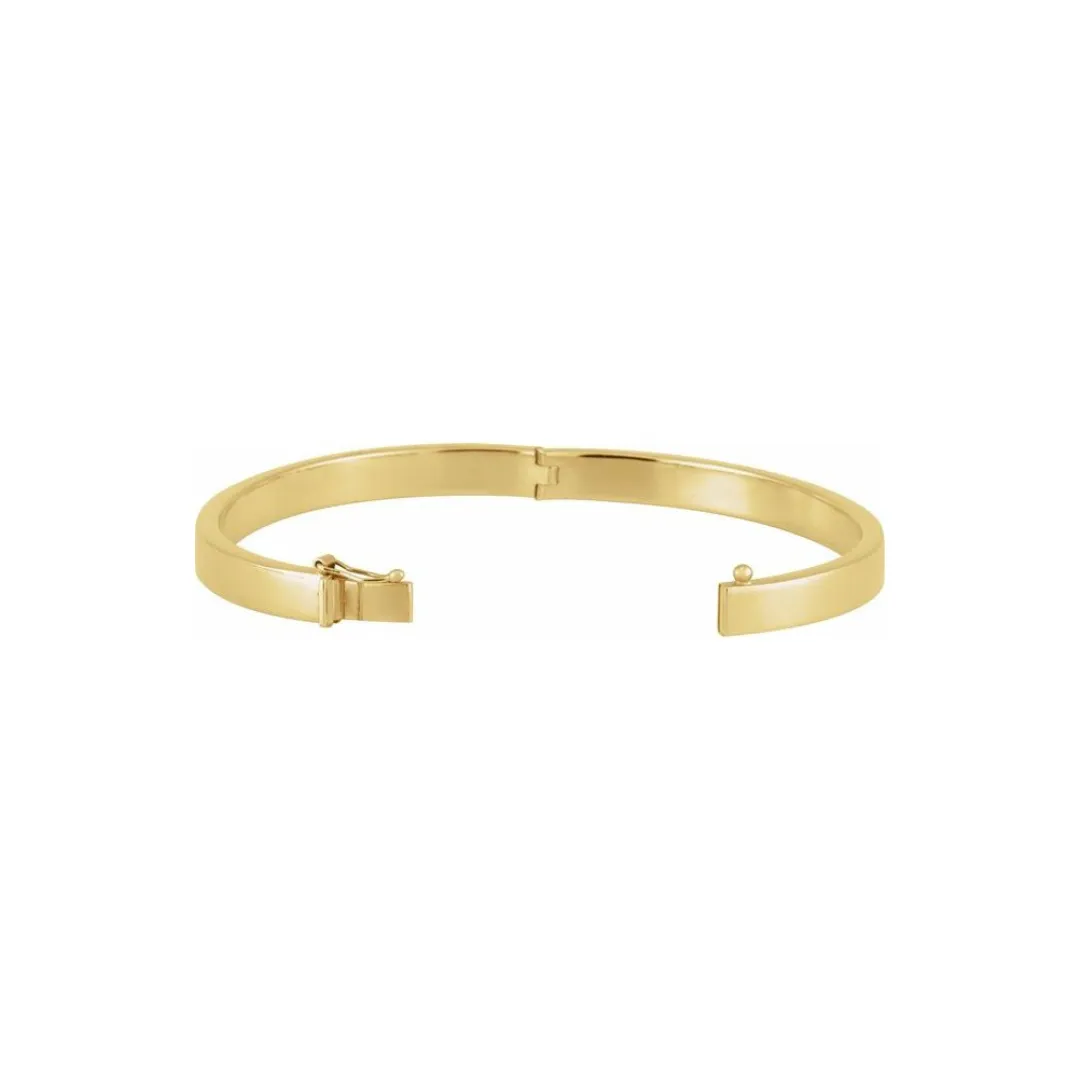 6MM HINGED BANGLE BRACELET