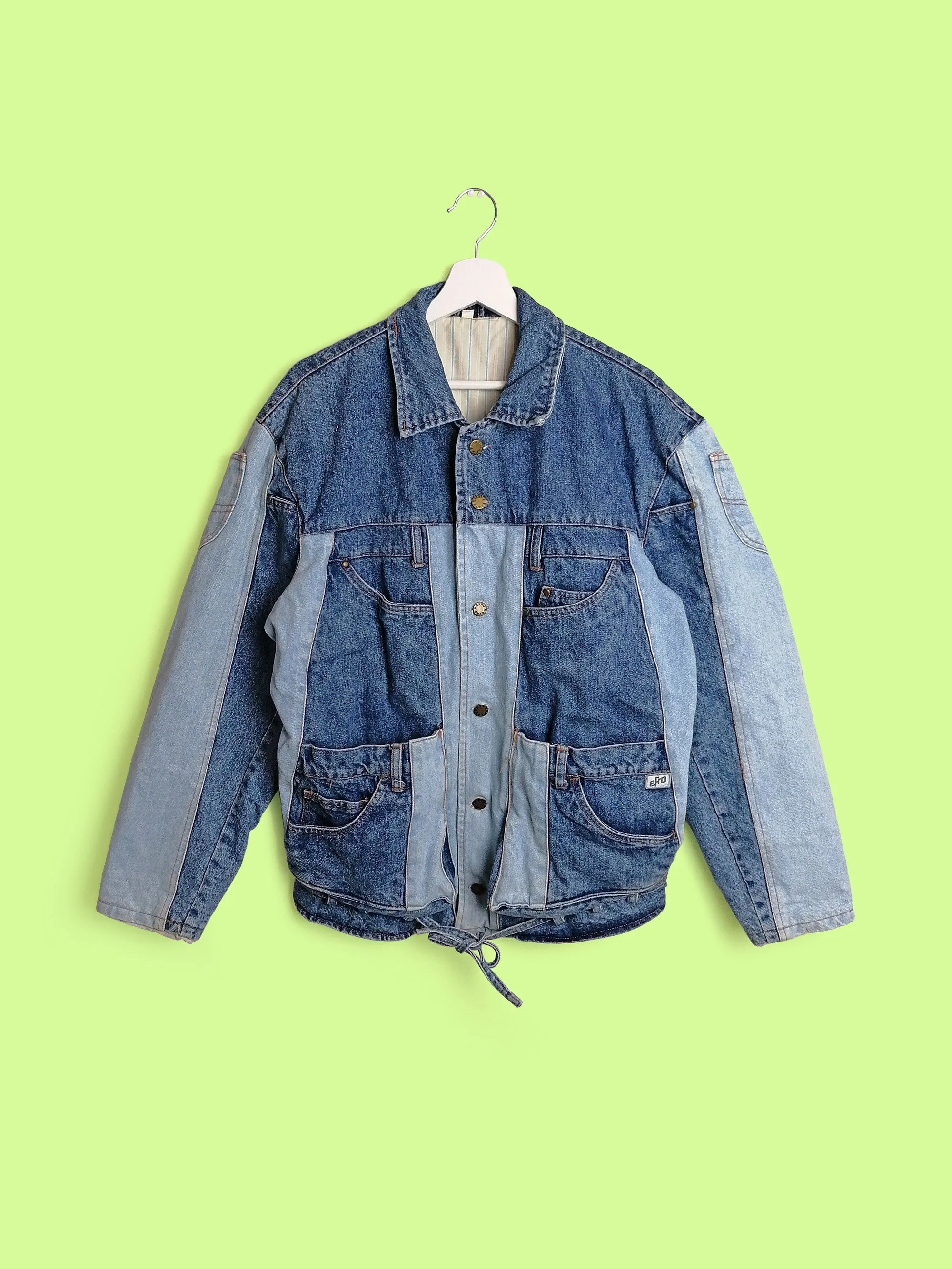 80's EFRO Unisex Denim Trucker Jacket - size M-L