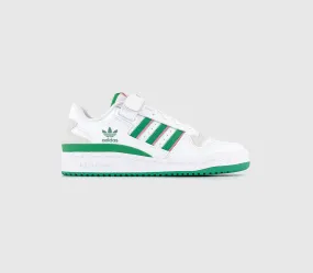 adidas Forum 84 Low White Greenlucid Pink Trainers