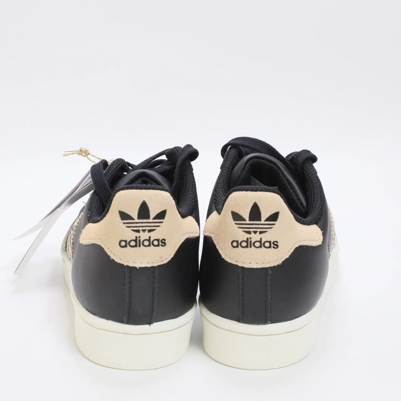 adidas Superstar Black Offwhite Magic Beige Trainers