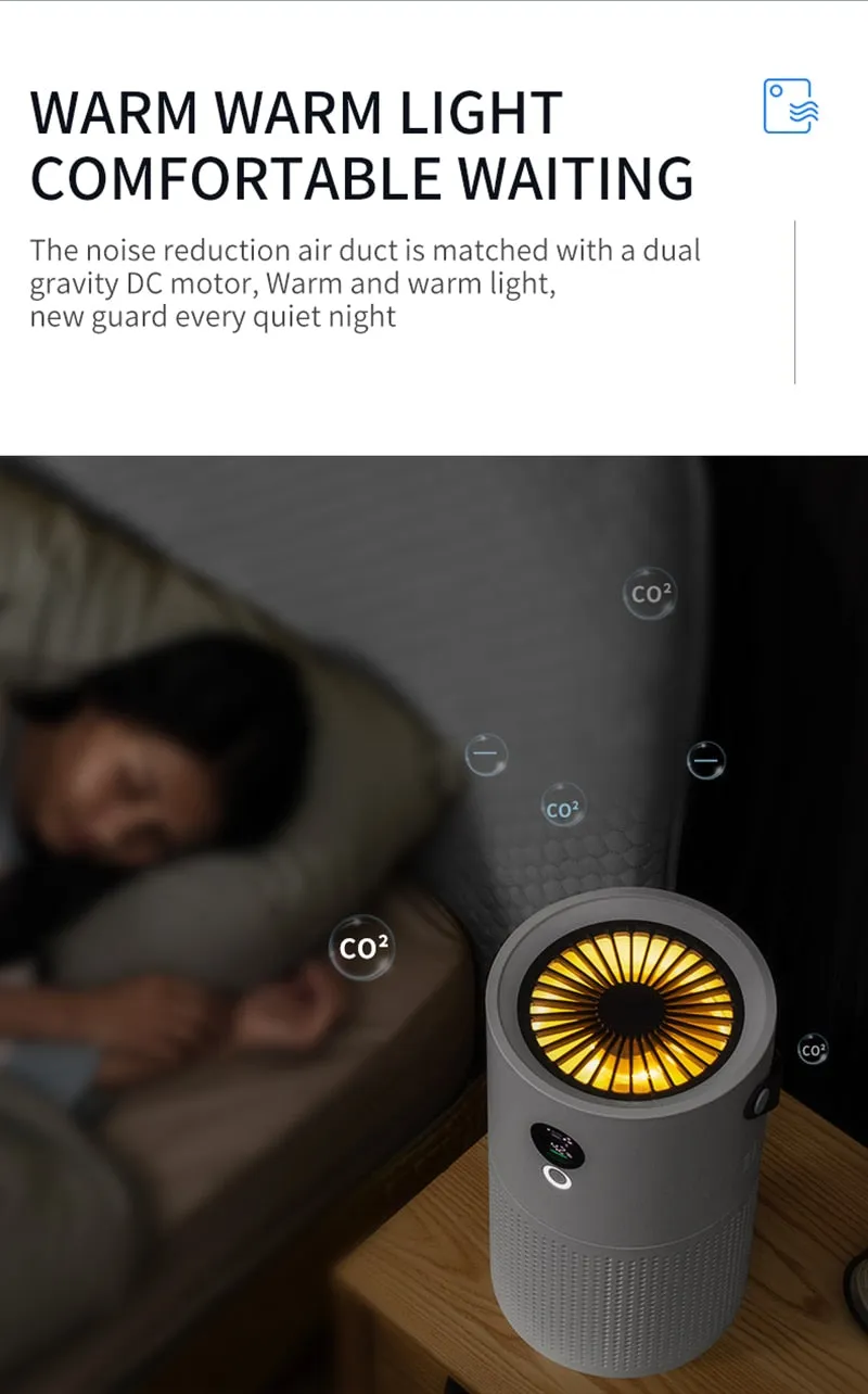 Air Purifier For Home With Night Light