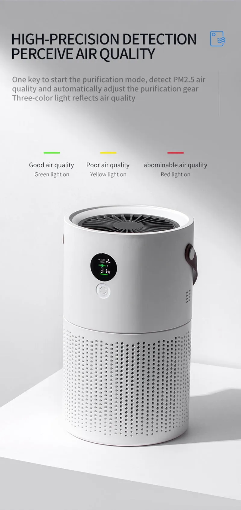 Air Purifier For Home With Night Light