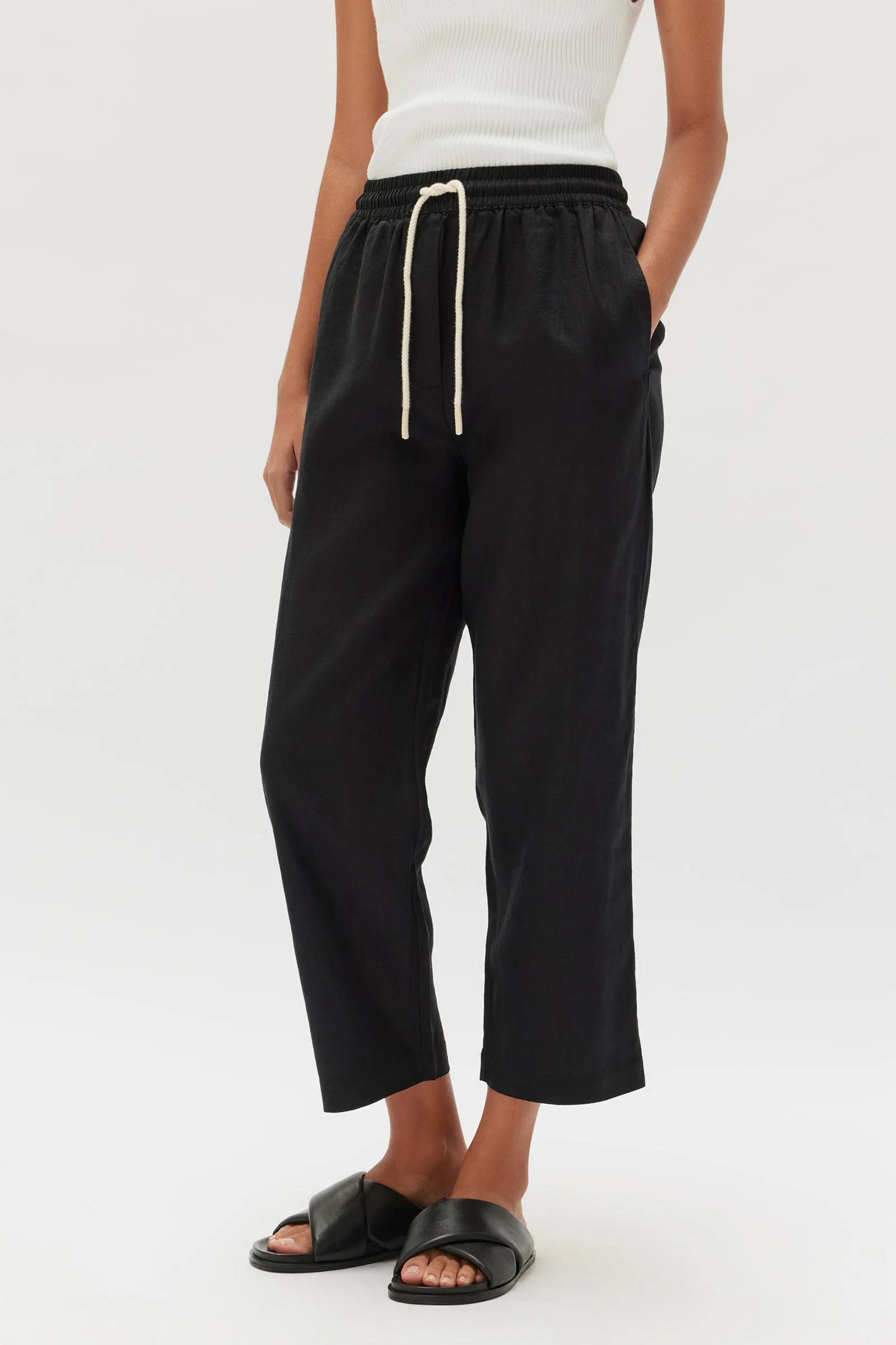 Ami Linen Pant