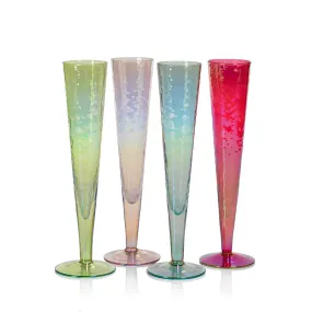 Aperitivo Slim Champagne Flute - (four colors)