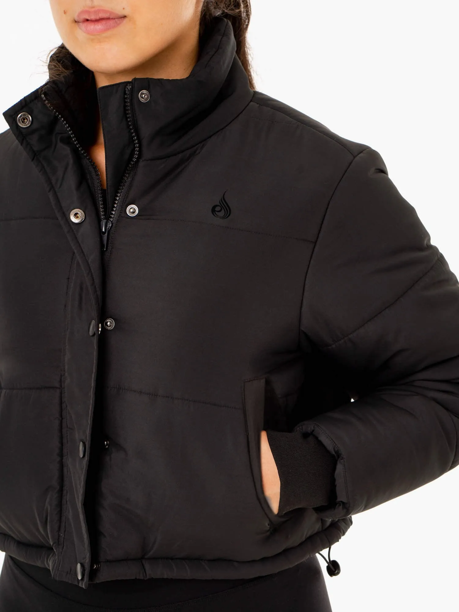 Apex Puffer Jacket - Black