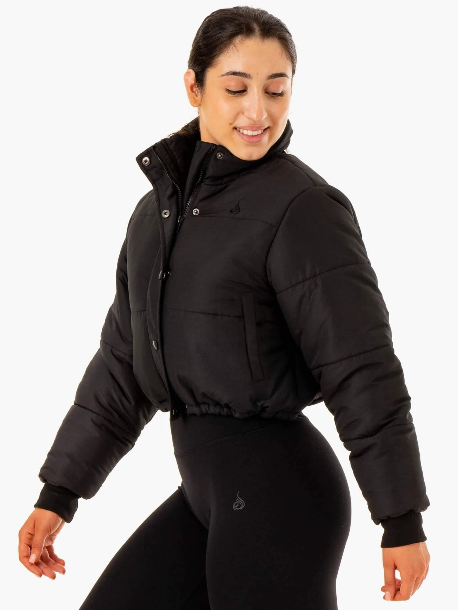 Apex Puffer Jacket - Black