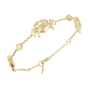 Atlantic Blue Crab Bracelet