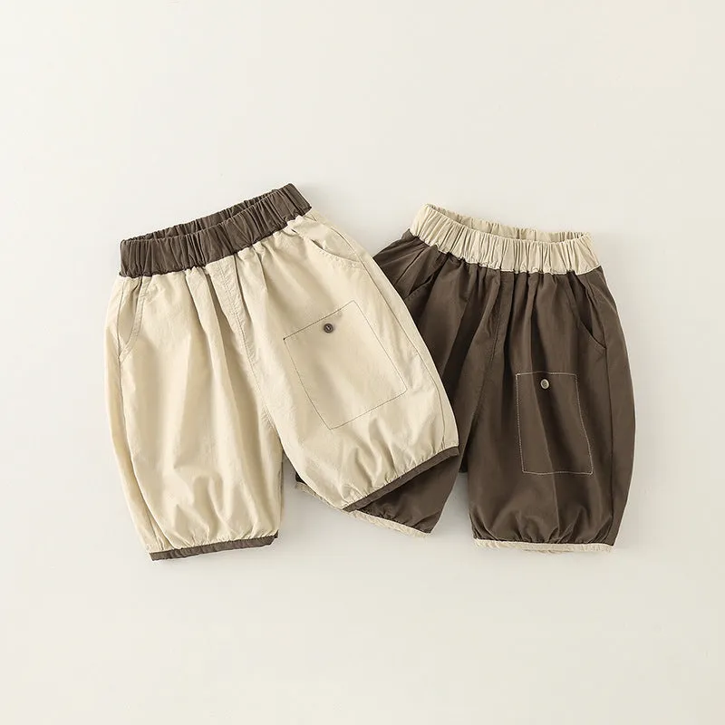 Baby Kid Boys Solid Color Shorts Wholesale 240409286