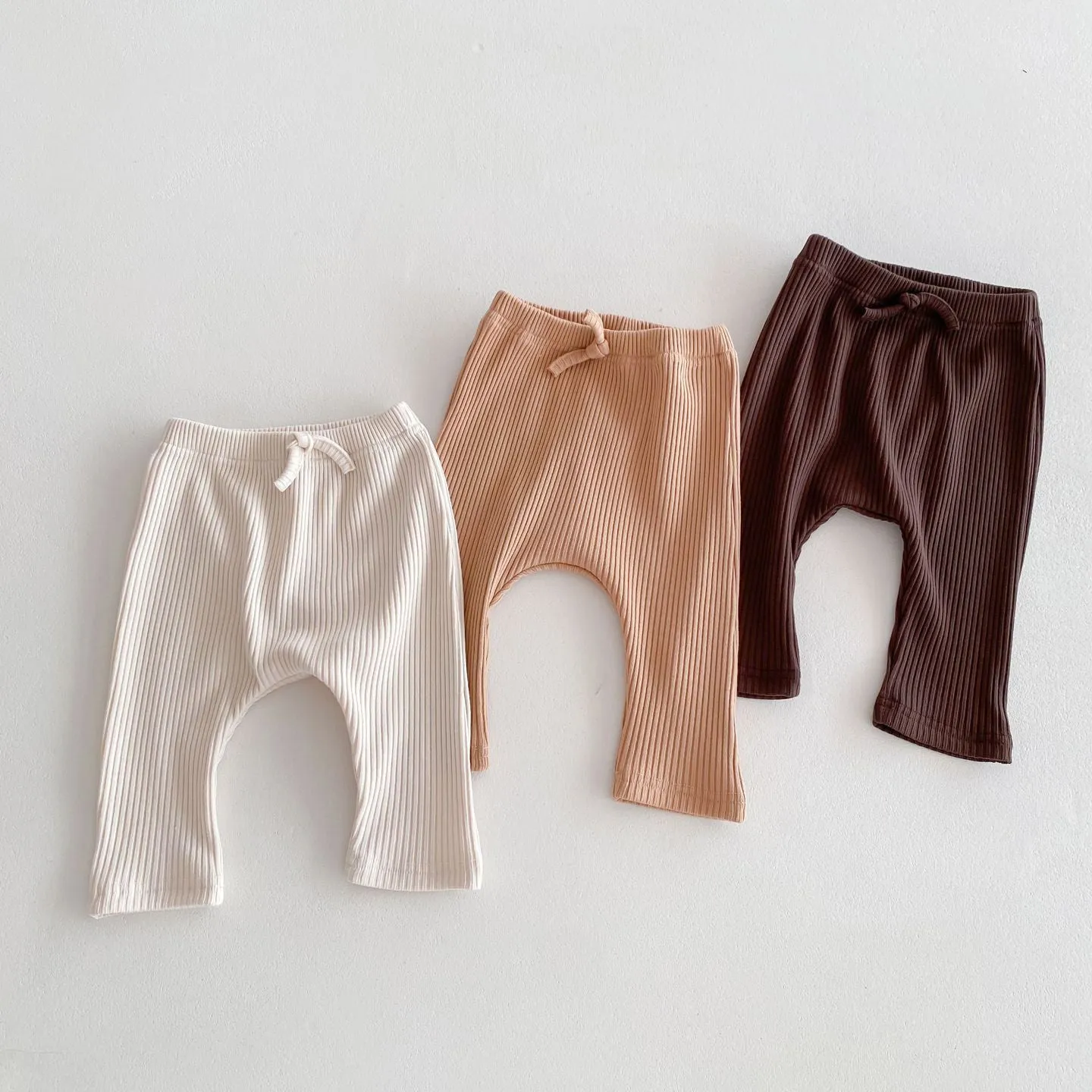 Baby Kid Girls Solid Color Pants Wholesale 240111107