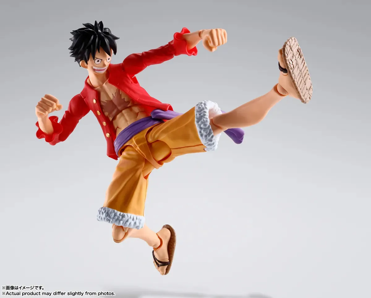 Best Action MONKEY D LUFFY Original Bandai S.H Figuarts  Anime The Raid on Onigashima Collector