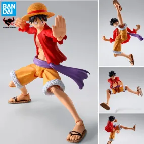 Best Action MONKEY D LUFFY Original Bandai S.H Figuarts  Anime The Raid on Onigashima Collector