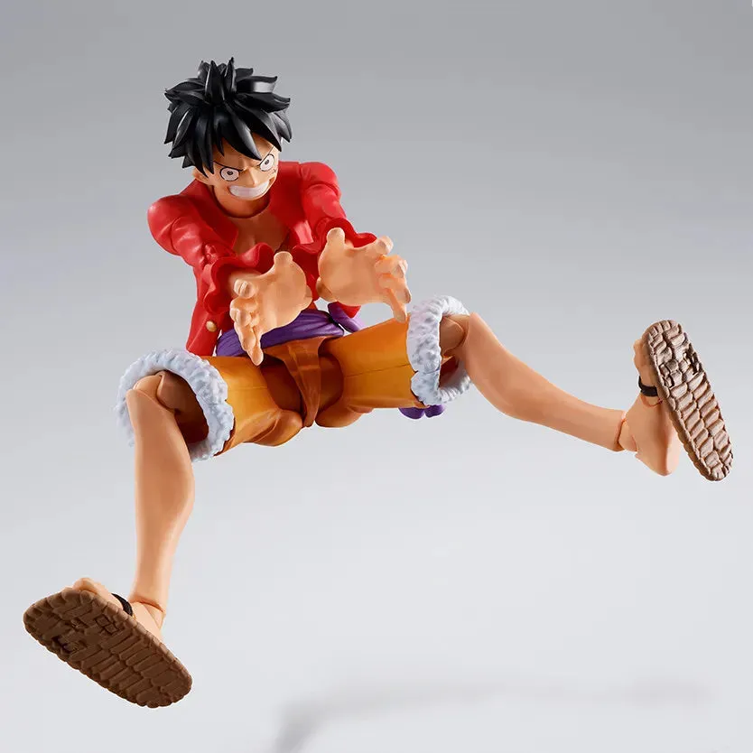 Best Action MONKEY D LUFFY Original Bandai S.H Figuarts  Anime The Raid on Onigashima Collector