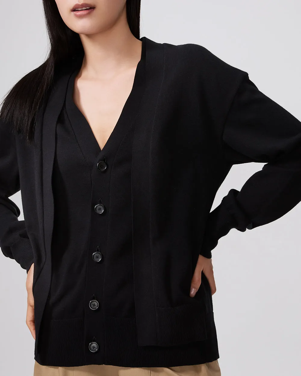 Black Gaien Cardigan