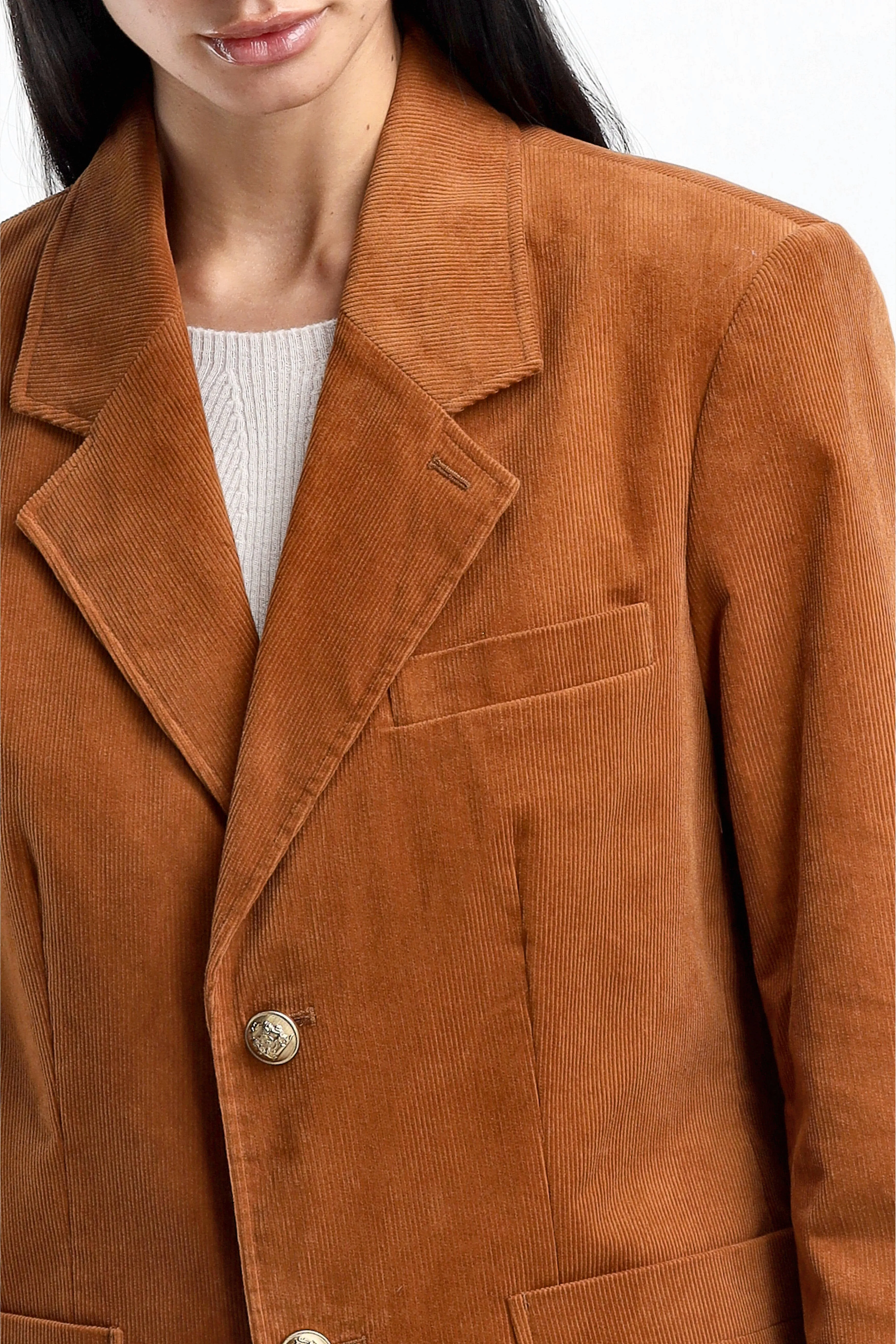 Blazer in Camel/Beige