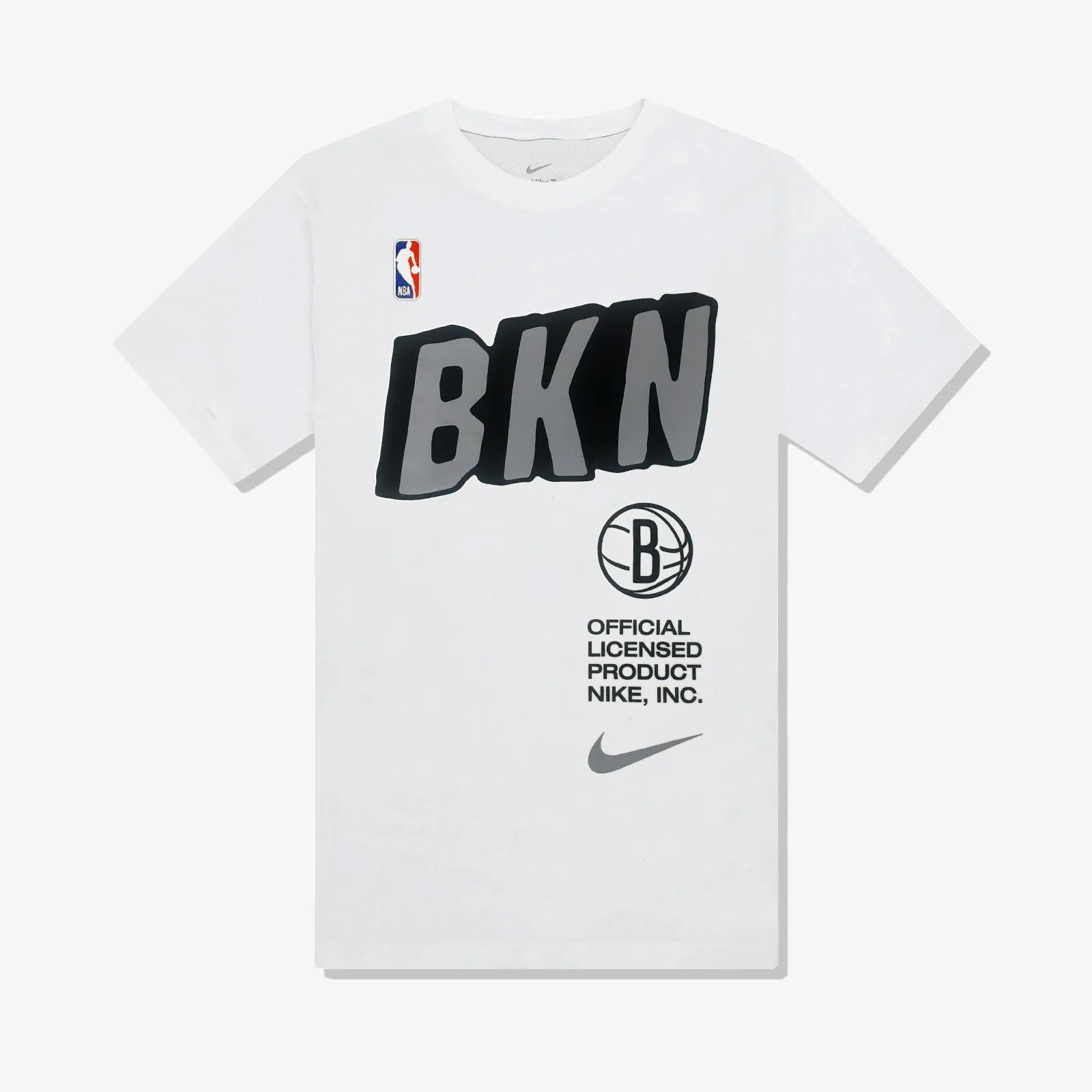 Brooklyn Nets NBA Block T-Shirt - White