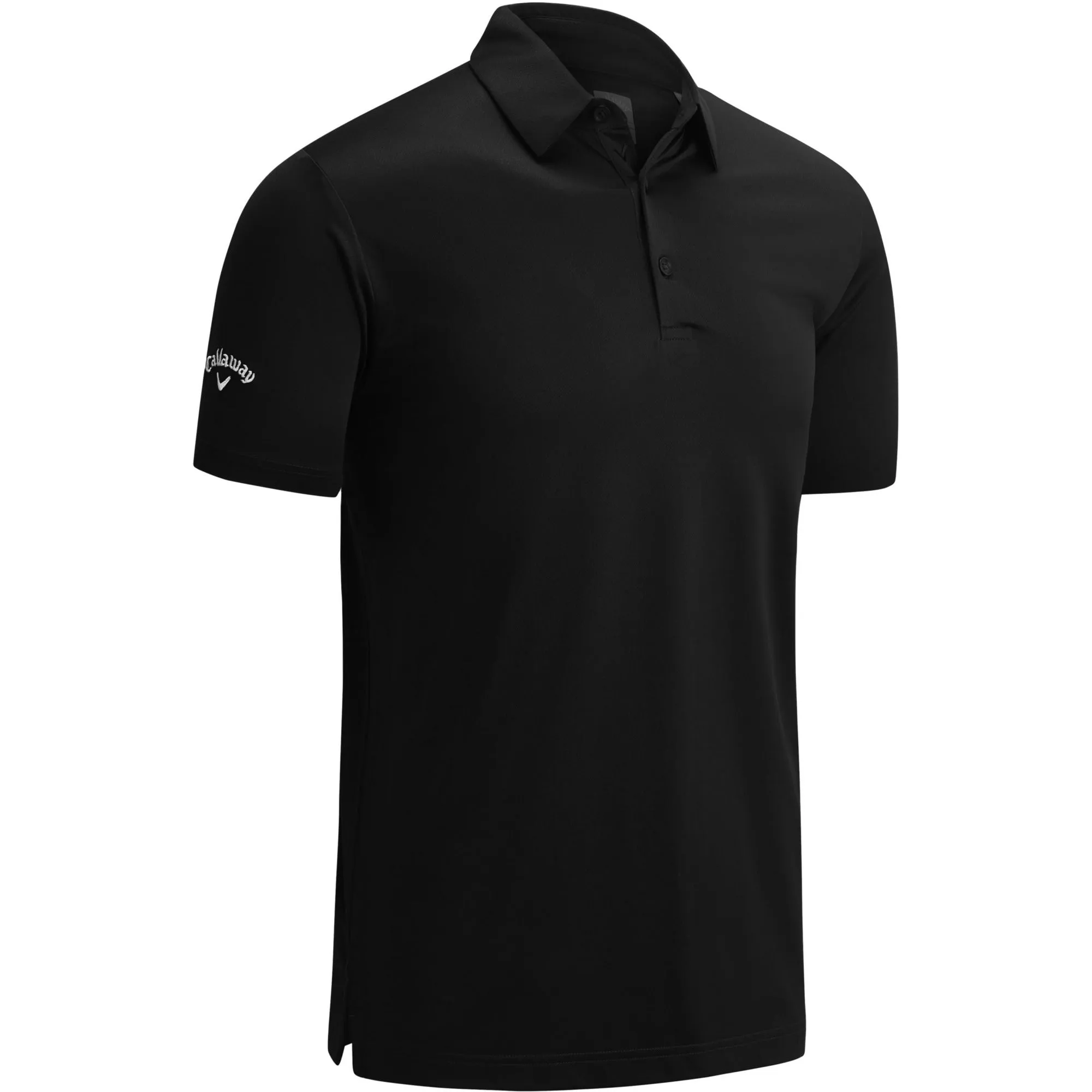 Callaway Men’s Swing Tech Tour Fit Solid Polo black