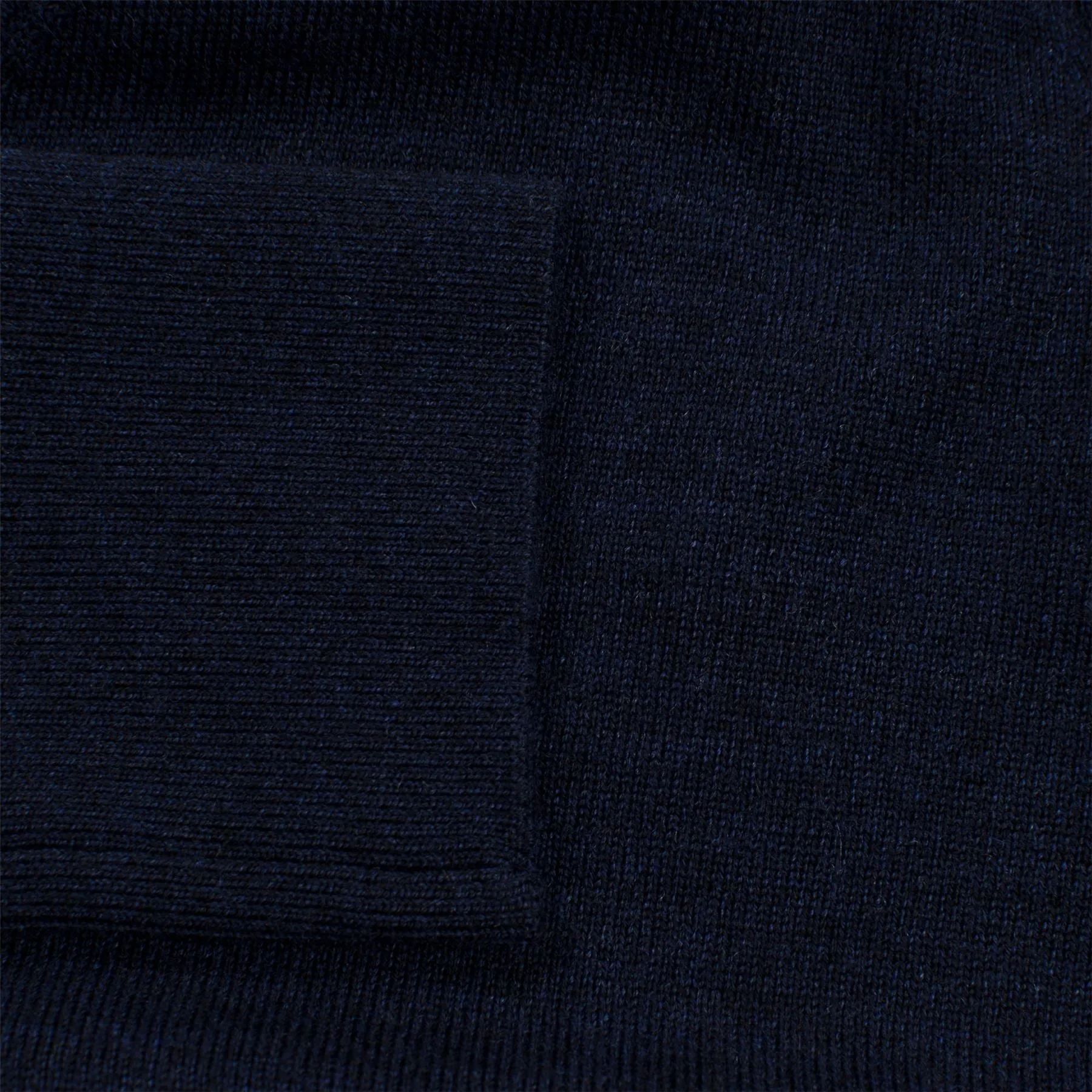 Carl Merino Sweater Navy Melange - 2024