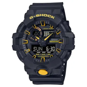 CASIO G-SHOCK GA700CY-1A Black & Caution Yellow Watch