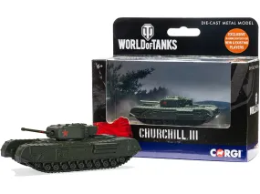 Churchill Mk III Infantry Tank USSR World of Tanks Video Game Diecast Model by Corgi