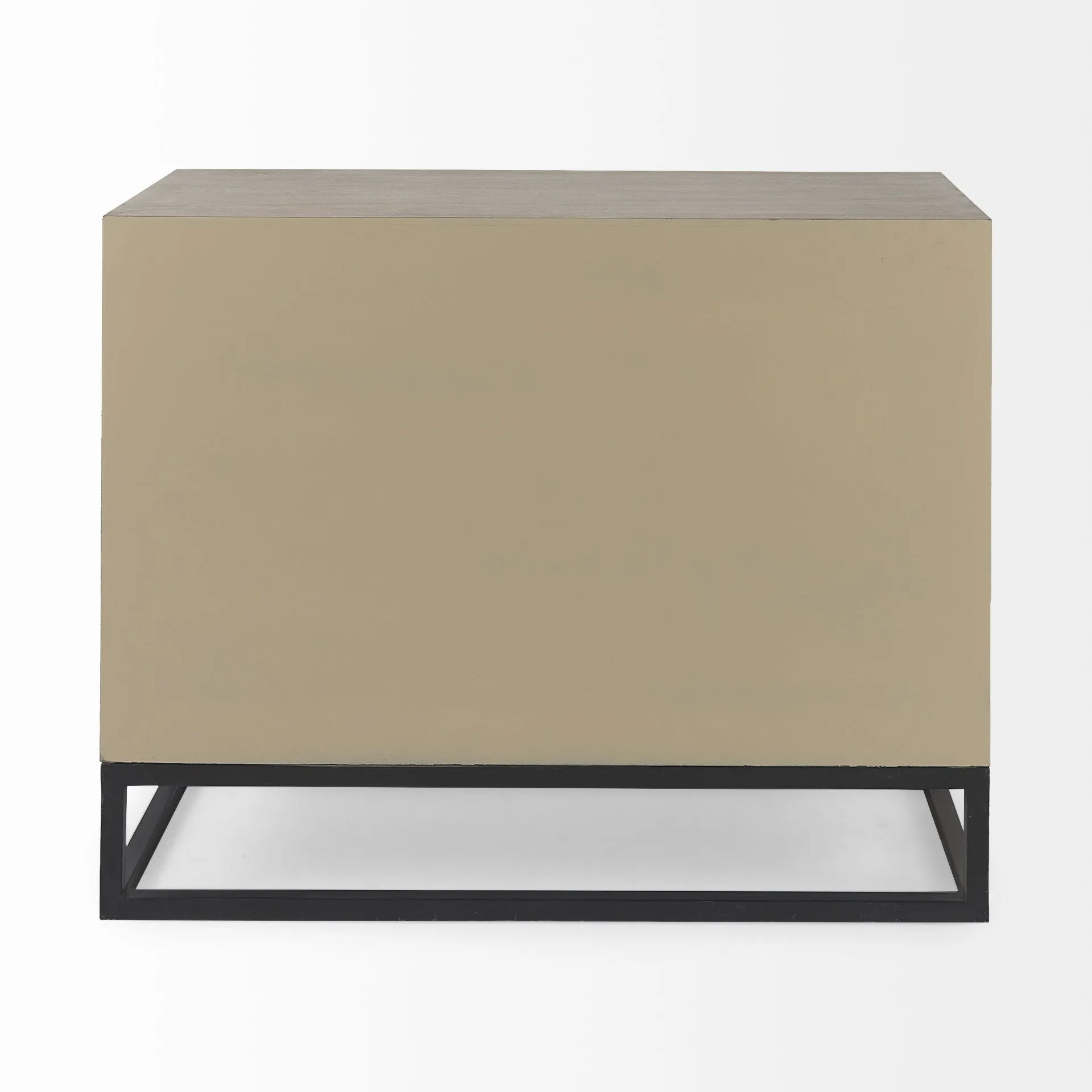 Contemporary Light Wash Diamond Accent Cabinet