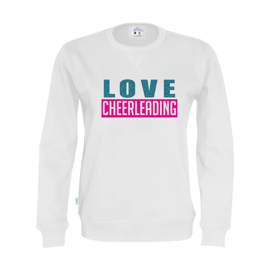 Cottover LOVE CHEERLEADING sweatshirt (organic)