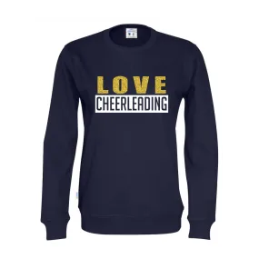 Cottover LOVE CHEERLEADING sweatshirt (organic)