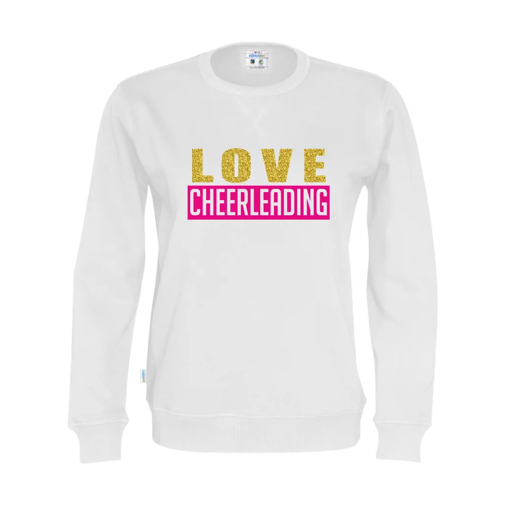 Cottover LOVE CHEERLEADING sweatshirt (organic)