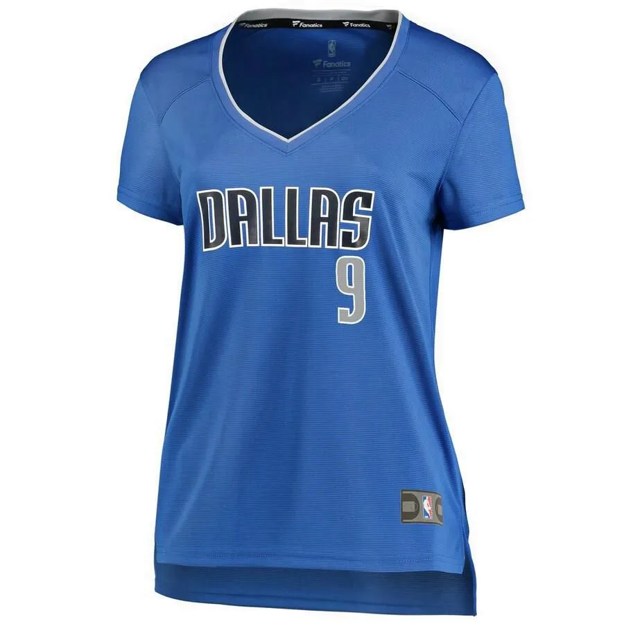 Dallas Mavericks Isaiah Roby Fanatics Branded Replica Fast Break Player Icon Jersey Womens - Blue | Ireland Q2681H2