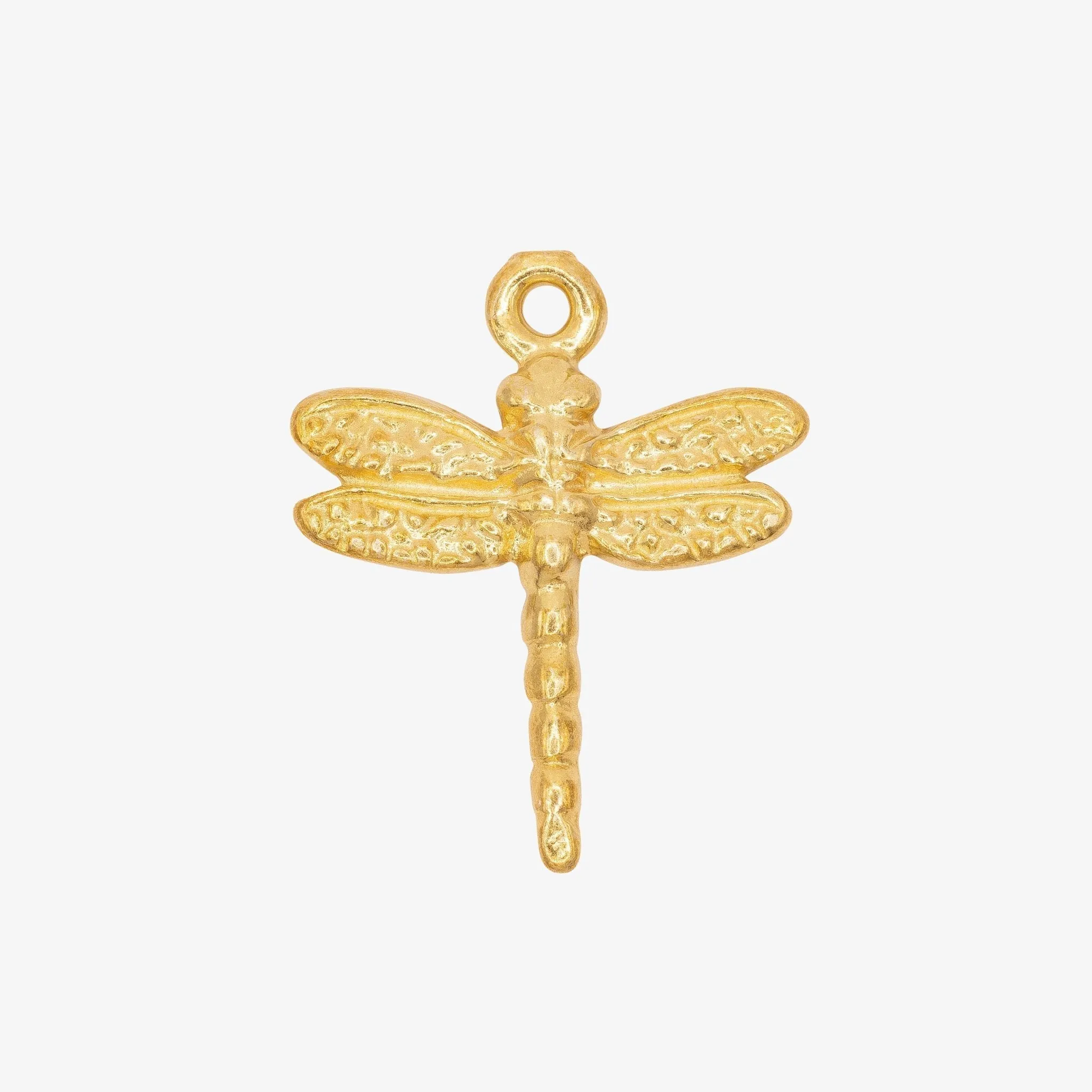 Dragonfly Charm Wholesale 14K Gold, Solid 14K Gold, G146