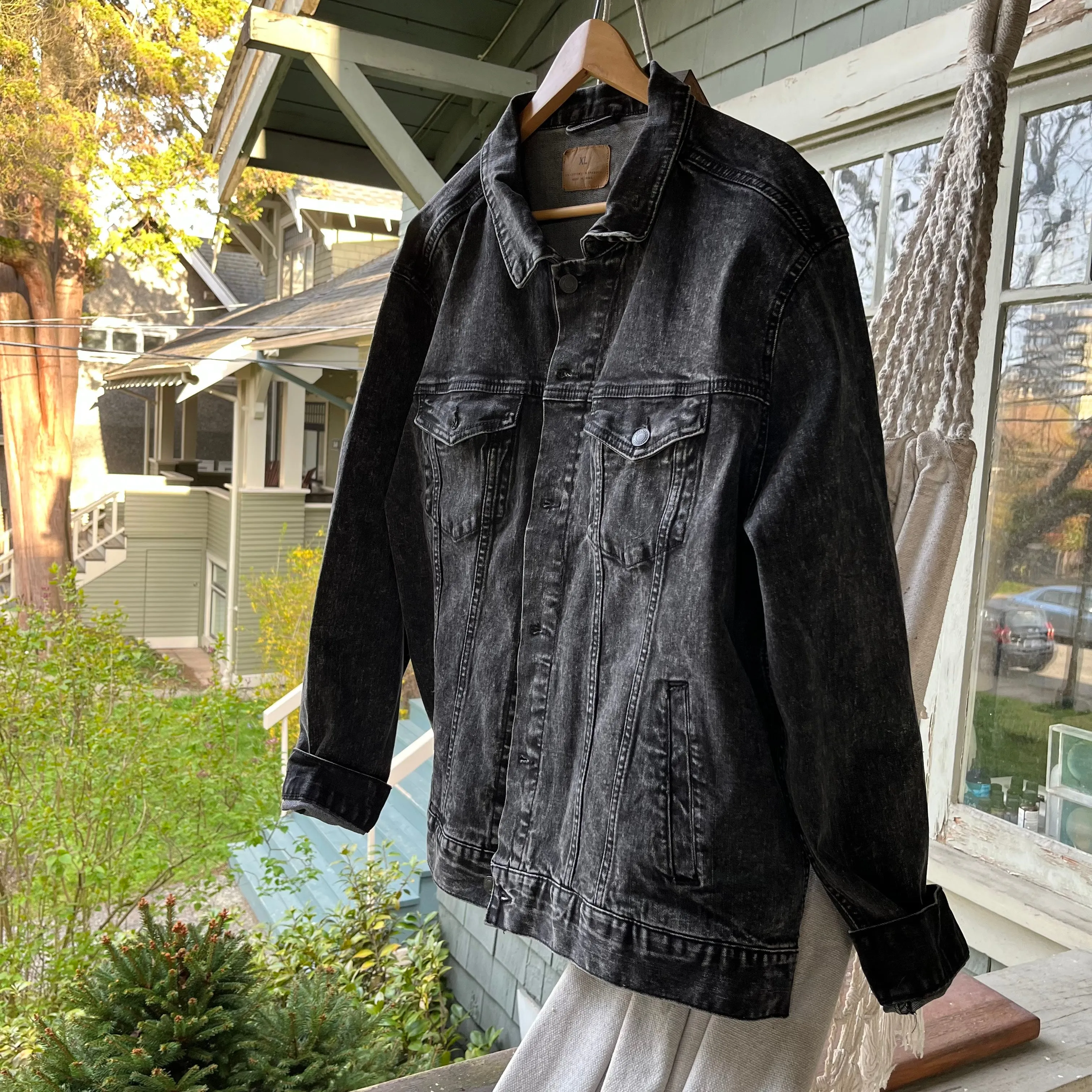 Earth Lovers Denim Jacket | Dark Denim