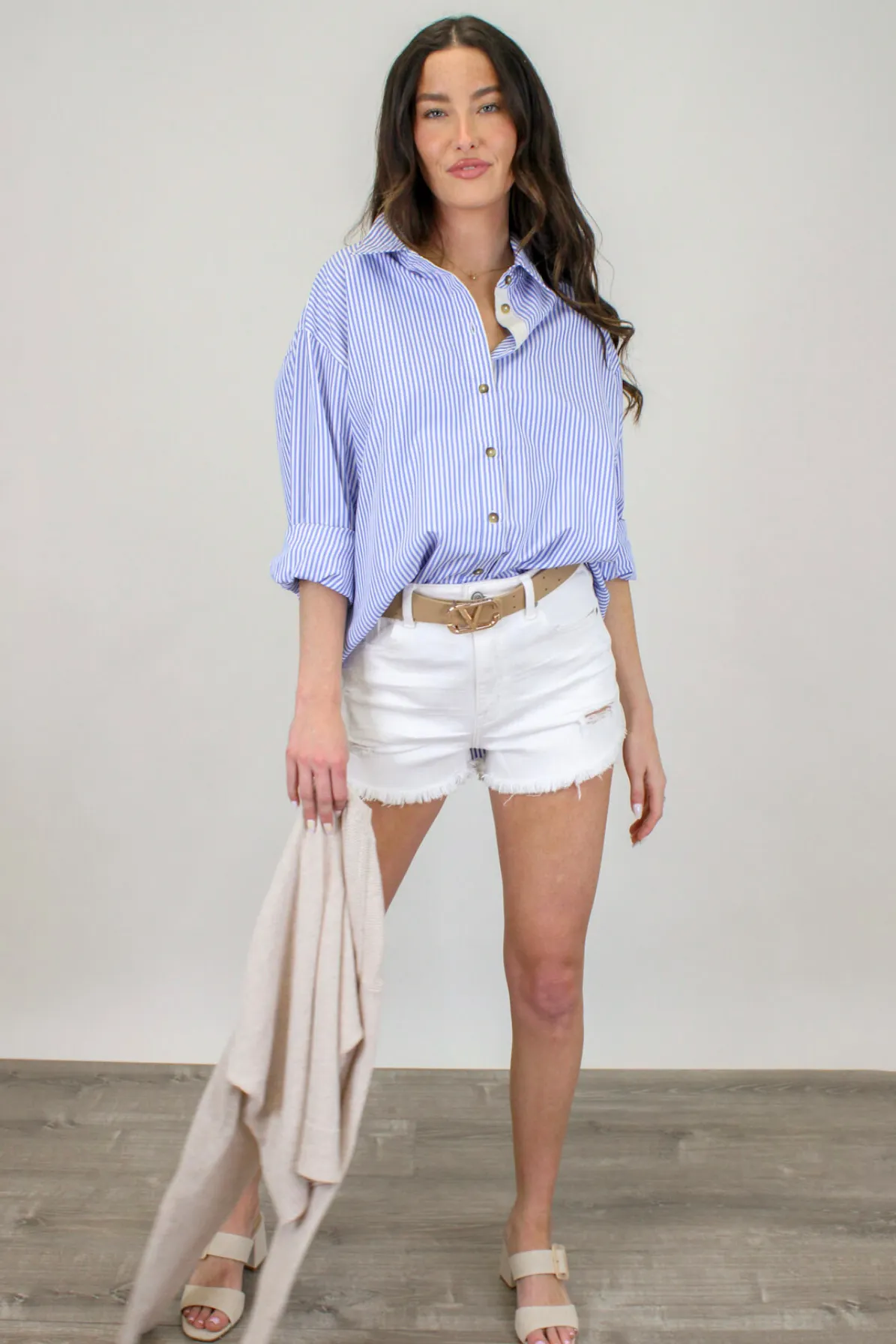 East End Button Up Top