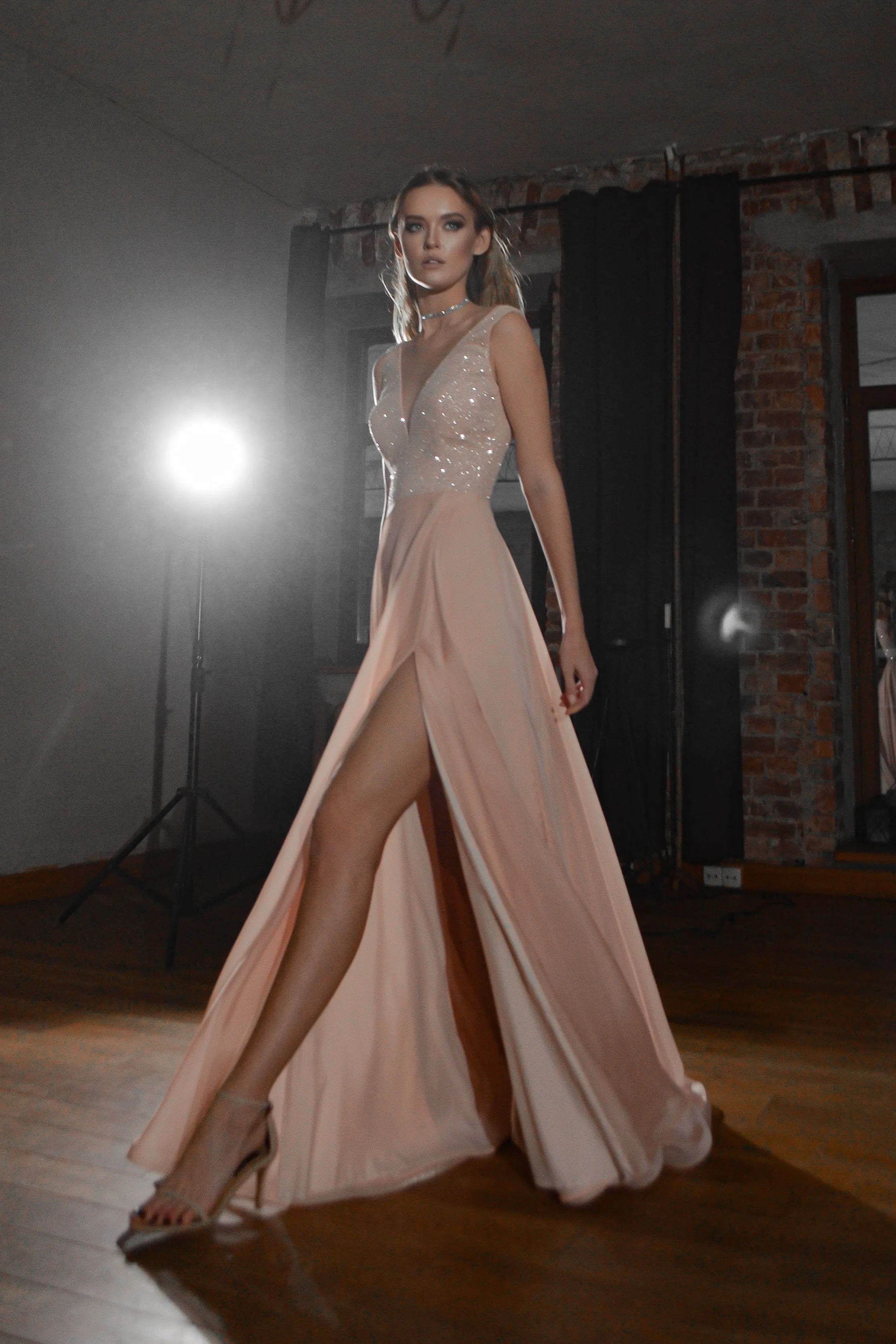 Evening Dress Jenni with Slit