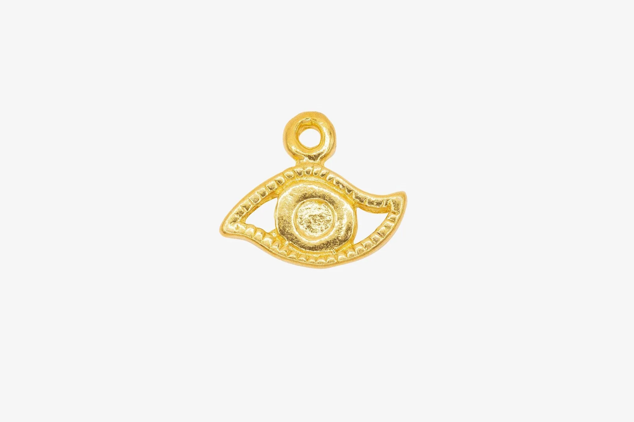 Evil Eye Charm Wholesale 14K Gold, Solid 14K Gold, G174