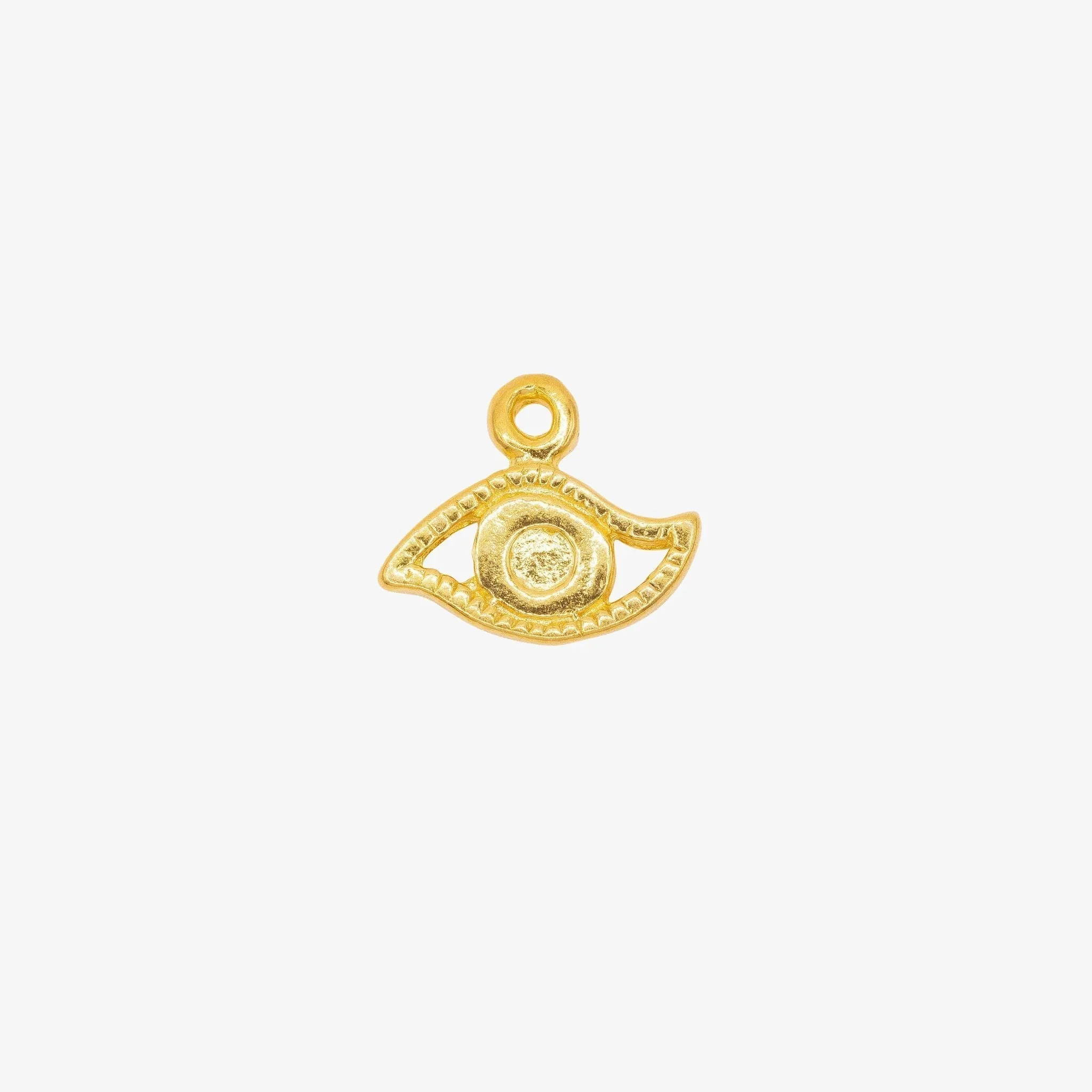 Evil Eye Charm Wholesale 14K Gold, Solid 14K Gold, G174