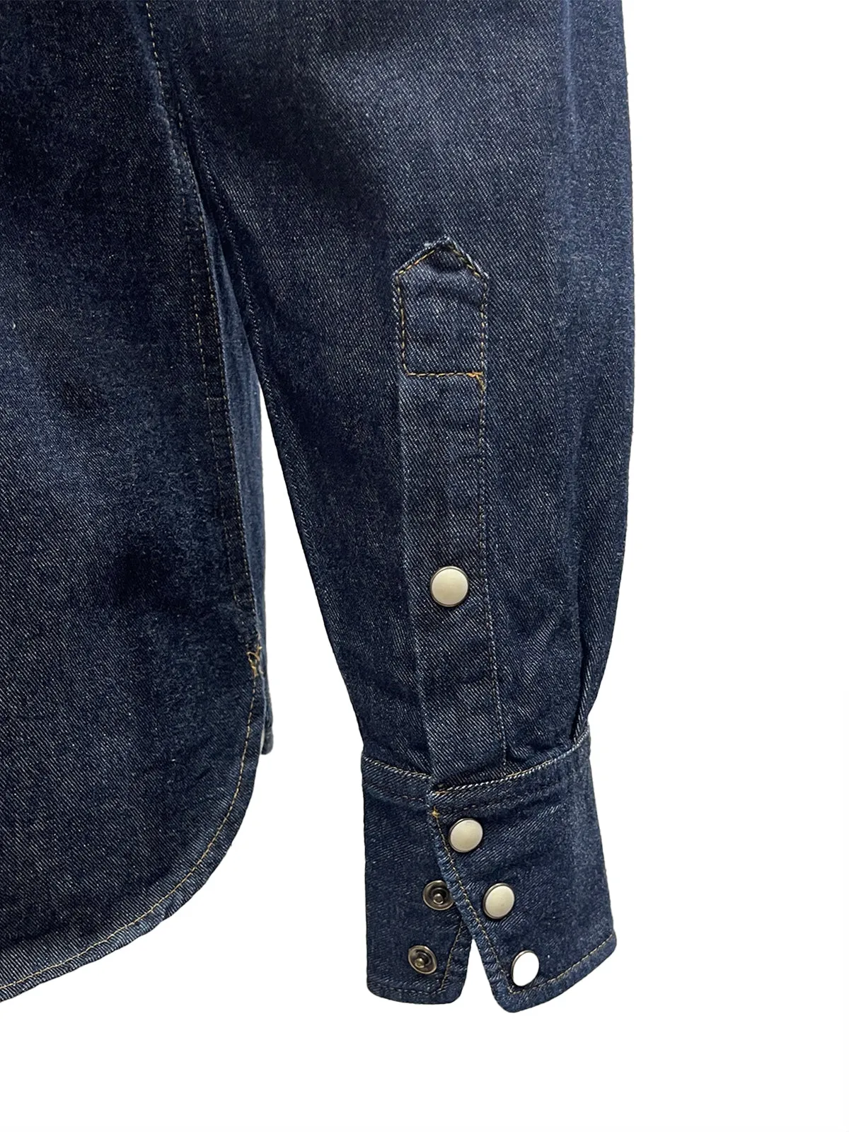 Fortela Dark Wash Denim Texan Shirt