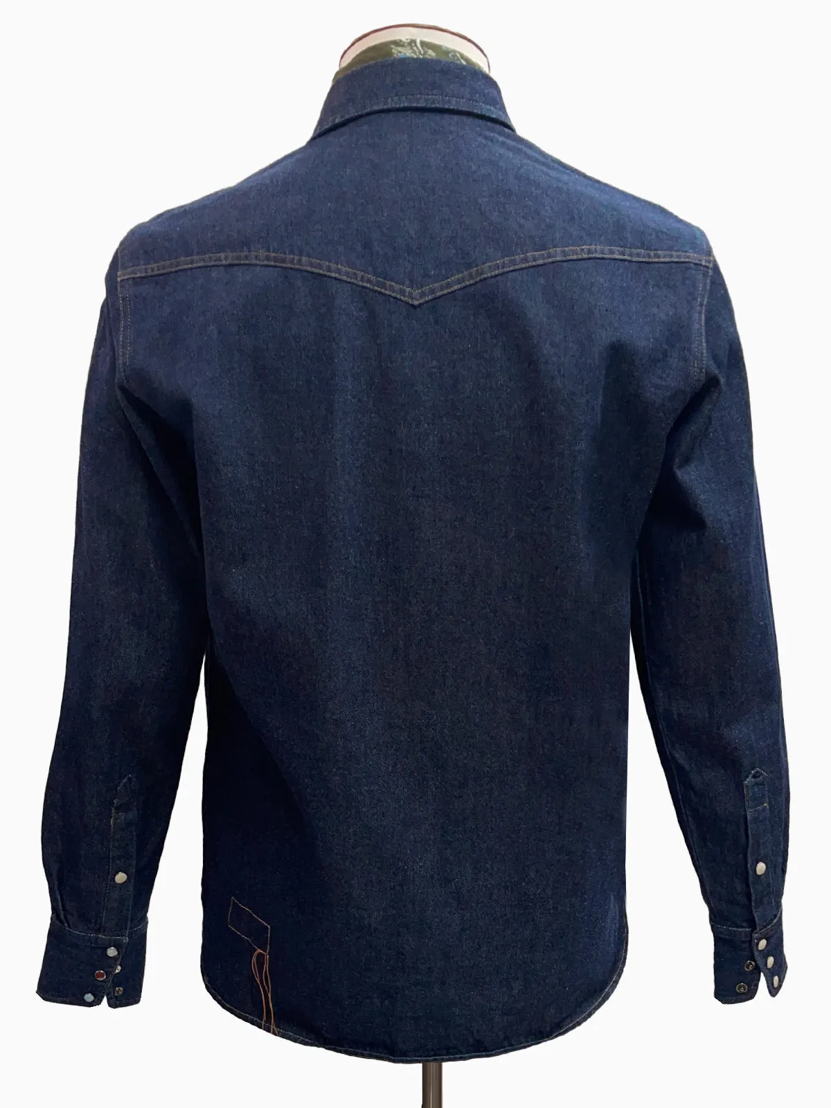 Fortela Dark Wash Denim Texan Shirt