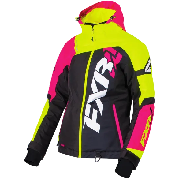 FXR Revo X Womens Jacket Black/HiVis/Fuchsia