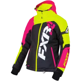 FXR Revo X Womens Jacket Black/HiVis/Fuchsia