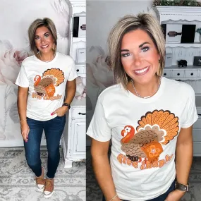 Give Thanks Turkey Graphic Tee