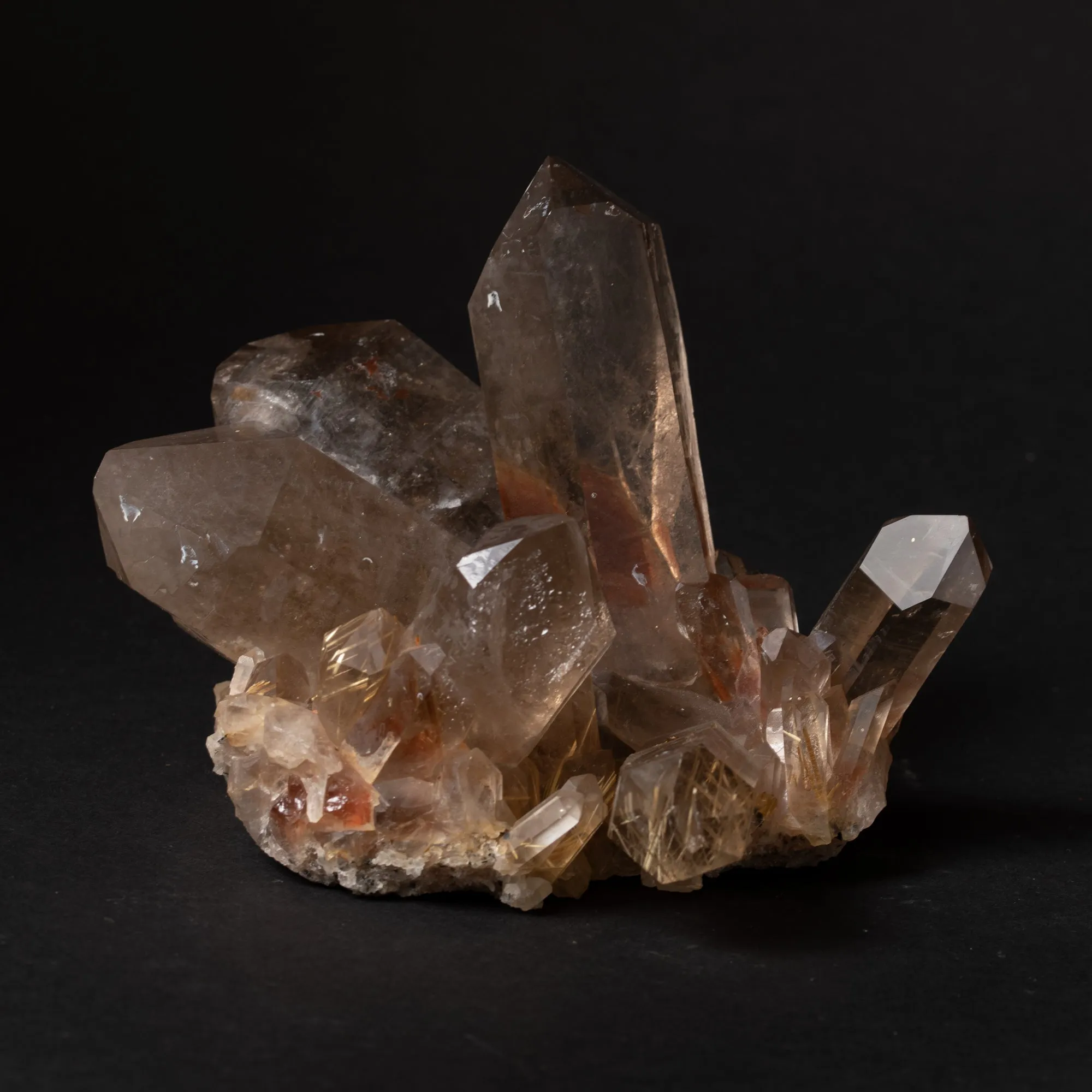 Gold Rutilated Smoky Quartz Cluster - 1.96 kg