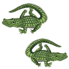 Green Alligator Decals Pvc Patch