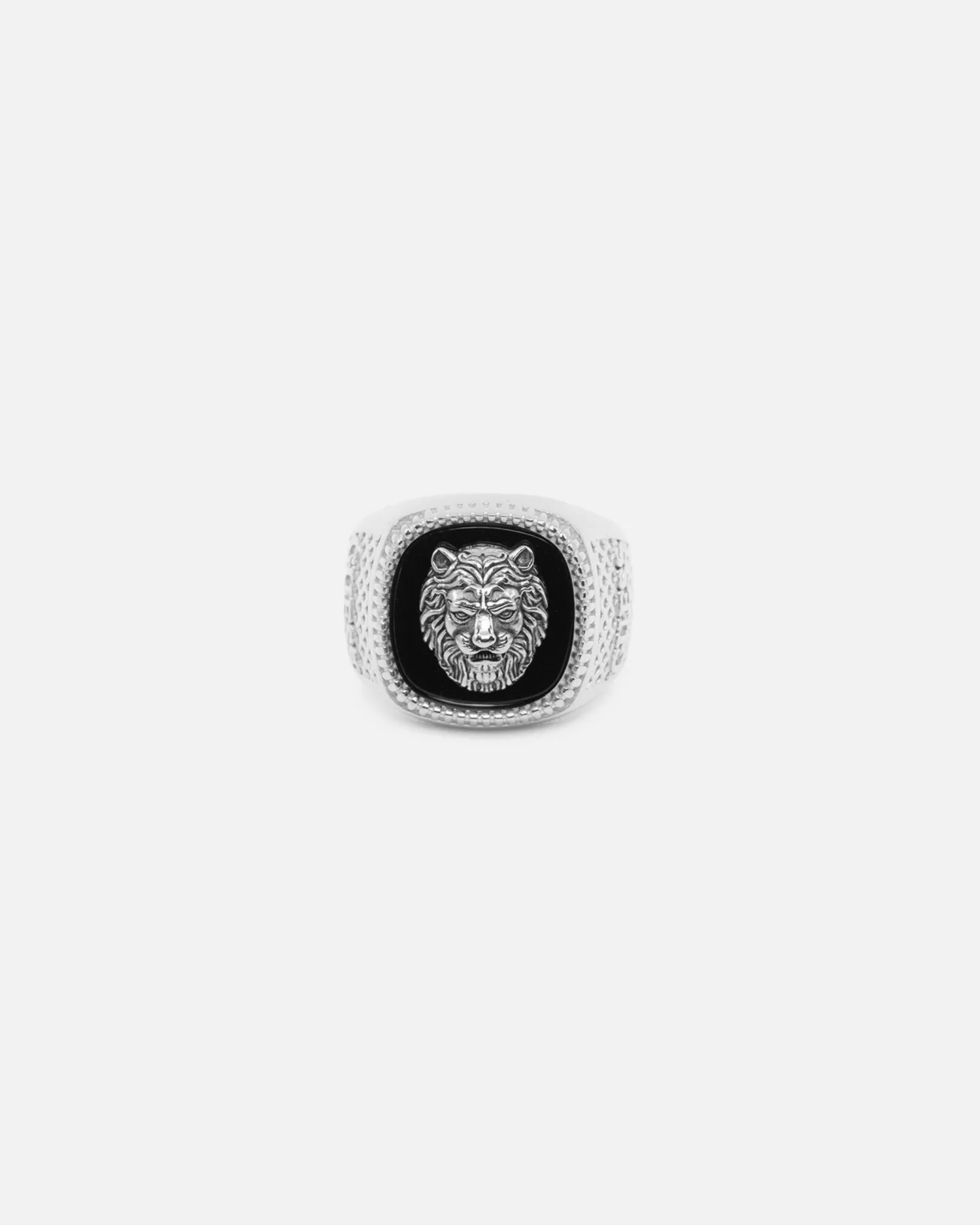 Guess Mainline Lion King Ring Silver