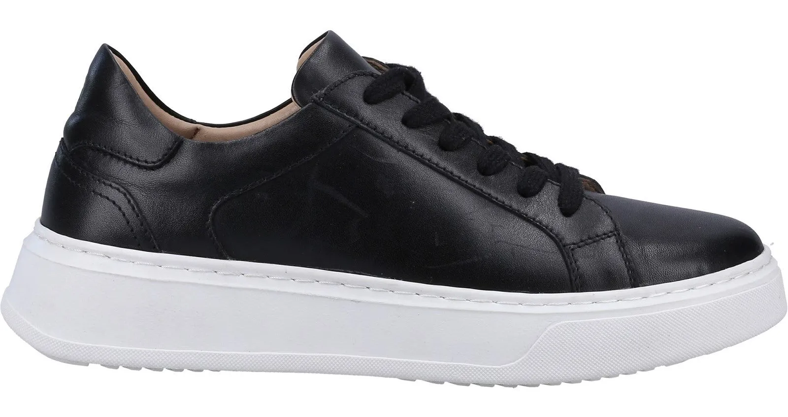 Hush Puppies Camille Womens Leather Lace Up Trainer