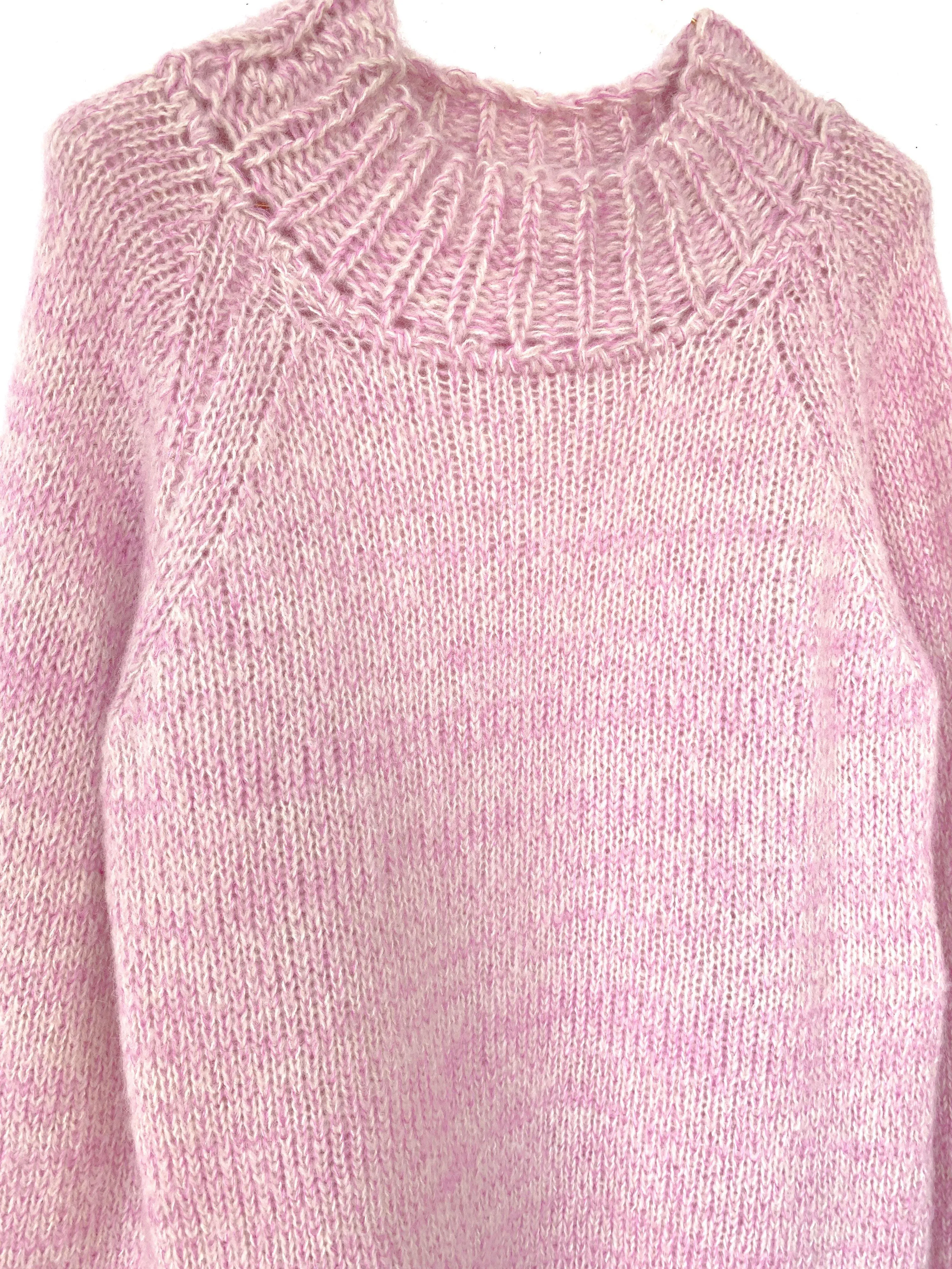 Io Knits Jersey Rosa Melange