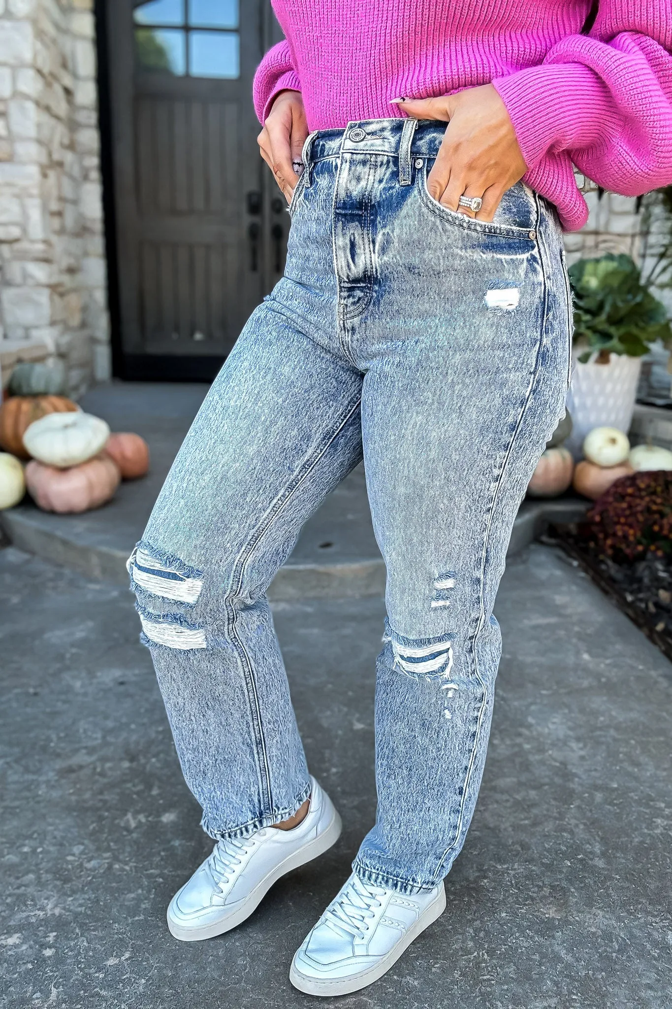 KanCan High Rise 90's Boyfriend Jeans